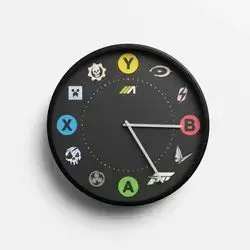 Gaming Wall Clock Xbox icon