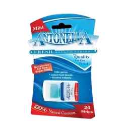 Fresh Breath Strips Mint 24 Strips _ ANTONELLA