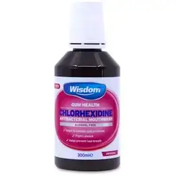 WISDOM CHLOROHEXETINE MOUTH WASH ALCOHOL FREE ORGINAL
