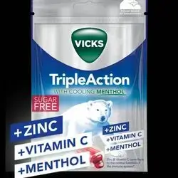 VICKS TRIPLE ACTION SUGAR FREE