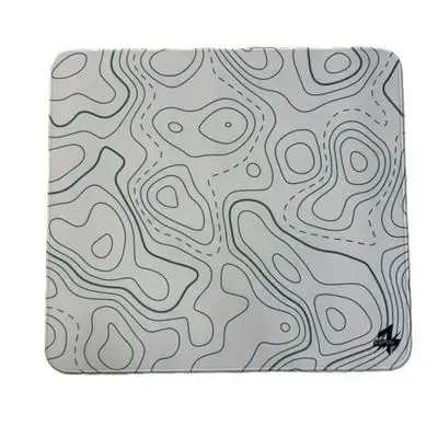 Mousepad 1Esport 40×45cm – Black and White Topographic Edition
