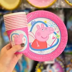 disposable paper plate & cup