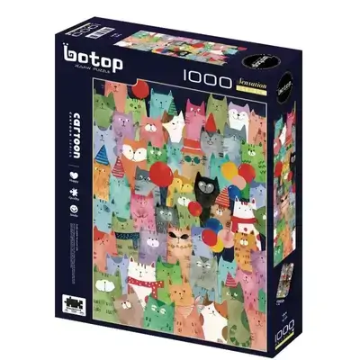 1000pcs Botop Puzzle Cats - 70*50cm