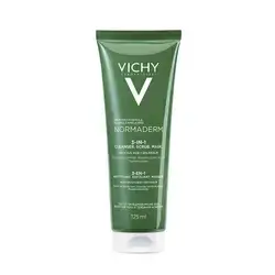 Vichy Noramderm 3-IN-1 Cleanser, Scrub, Mask 125ml