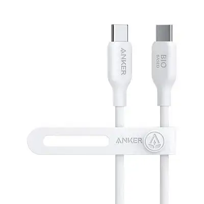 Anker 544 Type-C to Type-C Cable Bio-Vased - White - 91cm