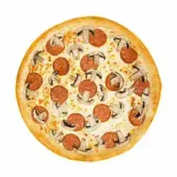 Pepperoni And Mushroom Pizza