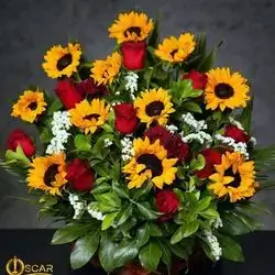 san flower basket