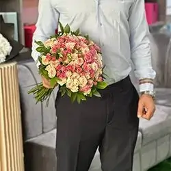 Mix Pink Baby Roses Bouquet