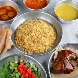 Bulger And Chicken With Pomegranate Molasses