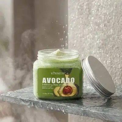 KORMESIC Avocado Exfoliating Body and Face Scrub