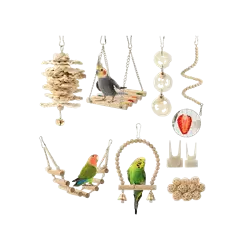 E235 – Bird Toy Set Mix 8 Pack
