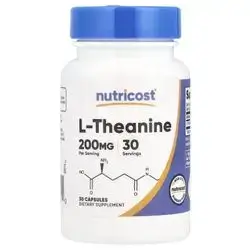 L Theanine 200mg 30Caps NUTRICOST