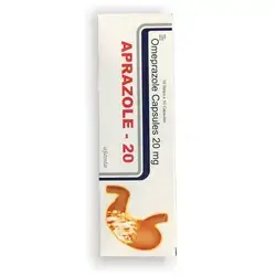 Aprazole -20 20mg Omeprazole 14 capsules ajanta