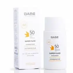BABE Super Fluid Sunscreen hyaluronic acid SPF 50