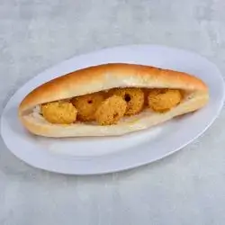 Falafel Sandwich With French Bun