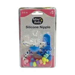 MINI BABY SILICONE NIPPLE 0-6M