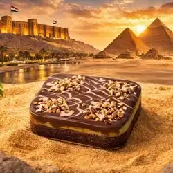 Baghdad Dlaee Haba Nutella And Nuts Cake