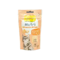 GimCat Nutri Vitamin Bites - Immunity Care - with Chicken + 12 Vitamins 40g