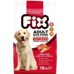 Fix Adult Dog Food With Lamb & Rice Flavour 15kg