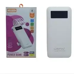 URPIN P37 10000mAh White Power Bank