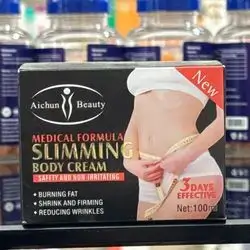 AICHUN BEAUTY Slimming Body Cream Burning Fat Shrinking Firming Reducing Wrinkles Non-Irritating 3 Days Effective 100ml