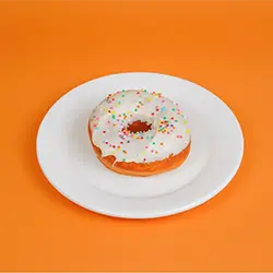 White Chocolate Donut