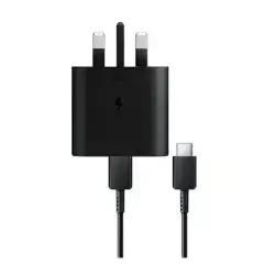 Samsung 25W Power Adapter (3-Pin) – Black with Type-C Cable/quality normal
