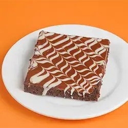 Nutella Brownie Cake With Nutella Sauce