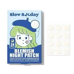 ACNE PATCH BLEMISH NIGHT PATCH WITH SALICYLIC ACID 12PCS - SLOWS DAY