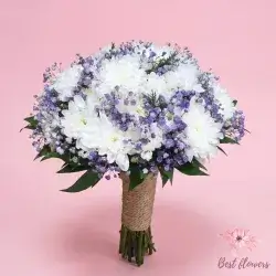 The Bride's Flower-Purple&White