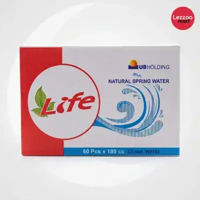 Life Natural Spring Water Cups 60 x 180cc