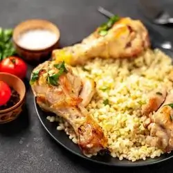 ساوەر لەگەڵ مریشک و شلە