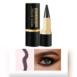 MISS ROSE 1pc Waterproof Black Eyeliner Pencil
