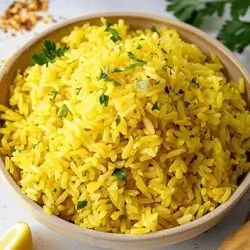 Yellow Rice Dish