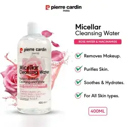 Pierre Cardin Gently Cleansing Micellar Water With Rose Water & Niacinamide-make-up Remover Water 400 ml