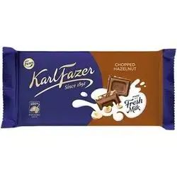 Fazer Chopped Hazelnuts Chocolate 150G