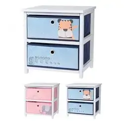 Cabınet Mdf 2 Drawers 2Ass Clr