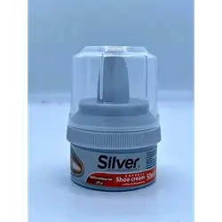 Silver Shoe Cream Polish – Light Brown 50 ml