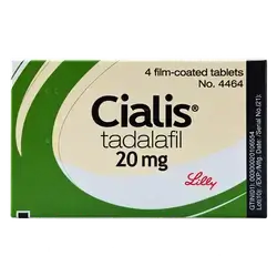Cialis (Tadalafil 20mg) 4 Film Coated Tablets _ Lilly