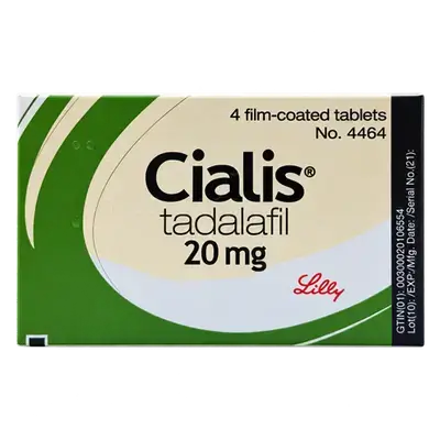 Cialis (Tadalafil 20mg) 4 Film Coated Tablets _ Lilly