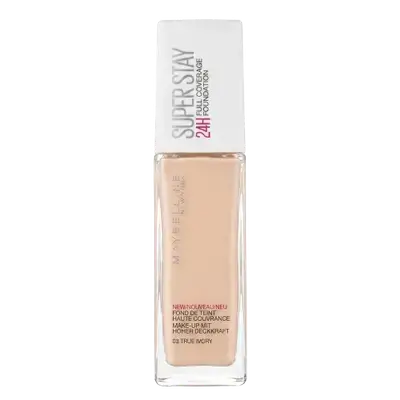 Super Stay 24H Full Coverage Foundation 03 TRUE IVORY 30ml _ MAYBELLINE NEW YORK