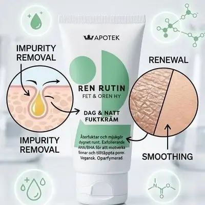 REN RUTIN FET & OREN HY Day & Night Moisturizer for Oily and Combination Skin