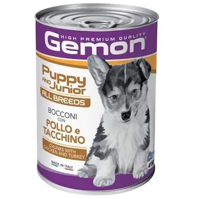 Gemon Puppy & Junior دجاج وديك رومي