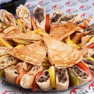 Chicken & Meat Shawarma Platter (15 Chicken + 15 Meat) with Pepsi (For 3 People)