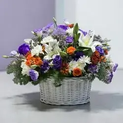 Colorful Flower Basket