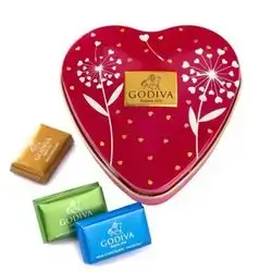 Godiva Heart Chocolate