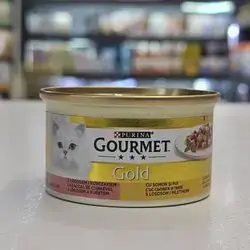 Purina Gourmet With ( Salmon And Chicken ) In Gravy 85g