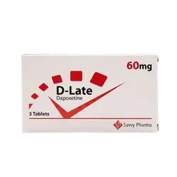 D-Late (Dapoxetine 60mg) 3 Tablets _ Savvy Pharma