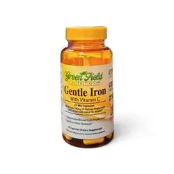 مكمل غذائي حديد خفيف مع فيتامين سي (Gentle Iron With Vitamin C) من شركة GreenField NUTRITIONS