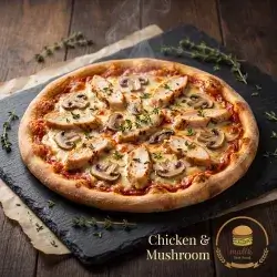 Chicken And Mushroom Pizza